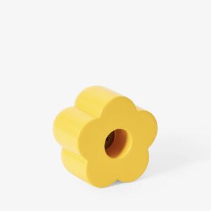 Poppy Candle & Incense Holder | Yellow