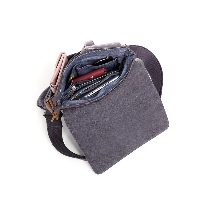 Perth canvas bag | Burgundy - Image 2