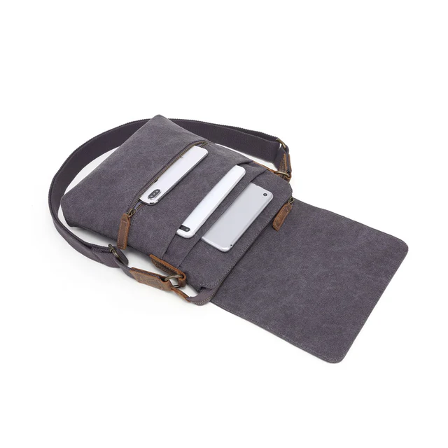 Perth canvas bag | Burgundy - Image 3