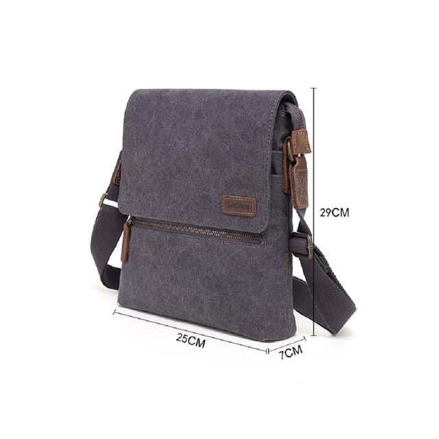 Perth canvas bag | Burgundy - Image 4
