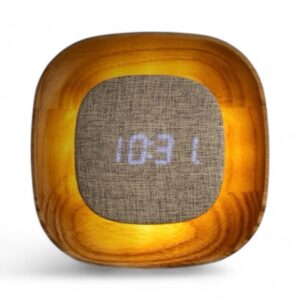 Lumos clock | Square White Ash