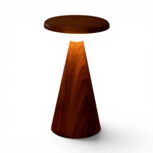 Sylva table lamp large walnut