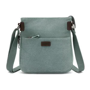 Campbell canvas bag | Turquoise