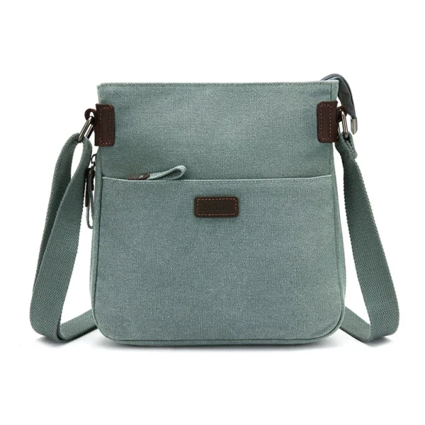 Campbell canvas bag | Turquoise