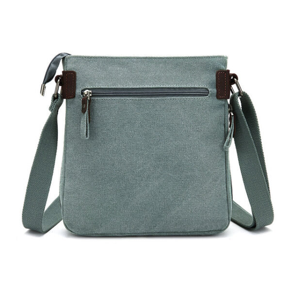 Campbell canvas bag | Turquoise - Image 3