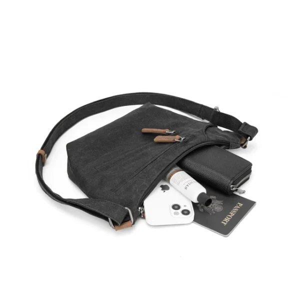 Cypress canvas bag | Black - Image 5