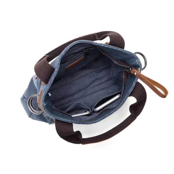 Summerset cotton linen bag | Green - Image 3