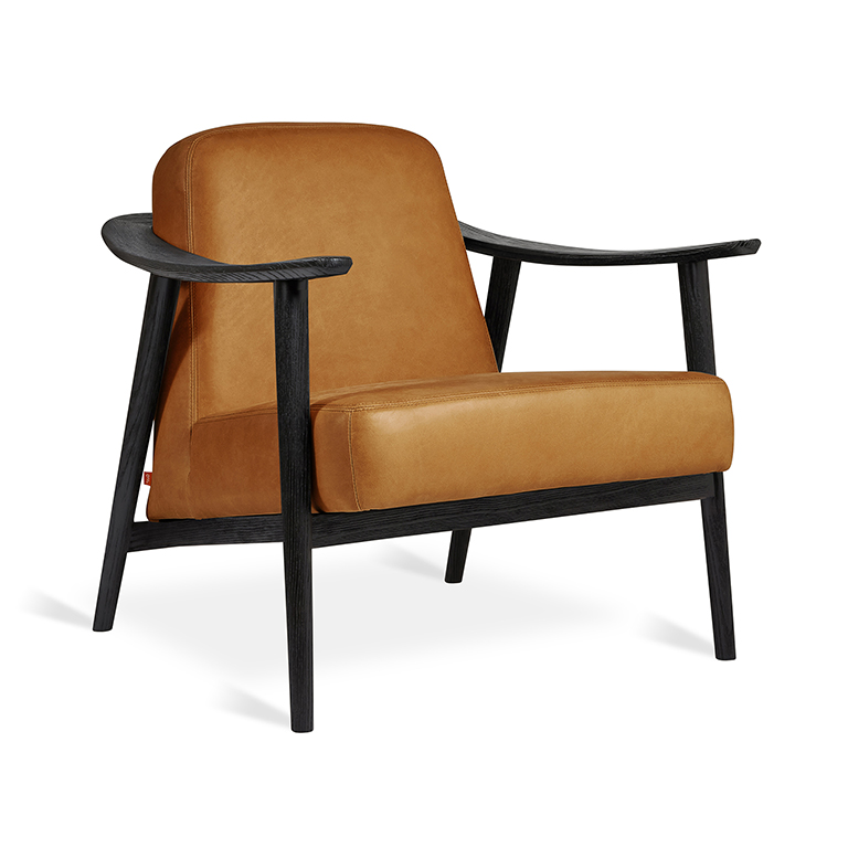 Baltic Chair | Black Ash | Tucson Sienna Leather
