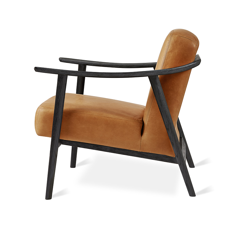 Baltic Chair | Black Ash | Tucson Sienna Leather - Image 3