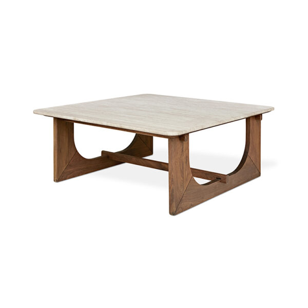 Portico Square Coffee Table | Walnut