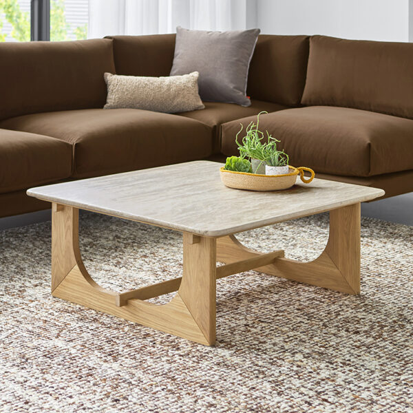 Portico Square Coffee Table | Walnut - Image 2