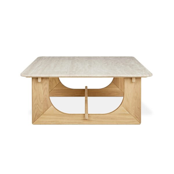 Portico Square Coffee Table | White oak - Image 2
