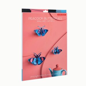 Peacock Butterflies set of 3