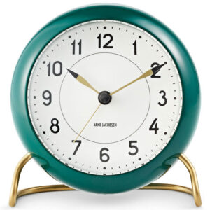 Arne Jacobsen Clock | Racing Green
