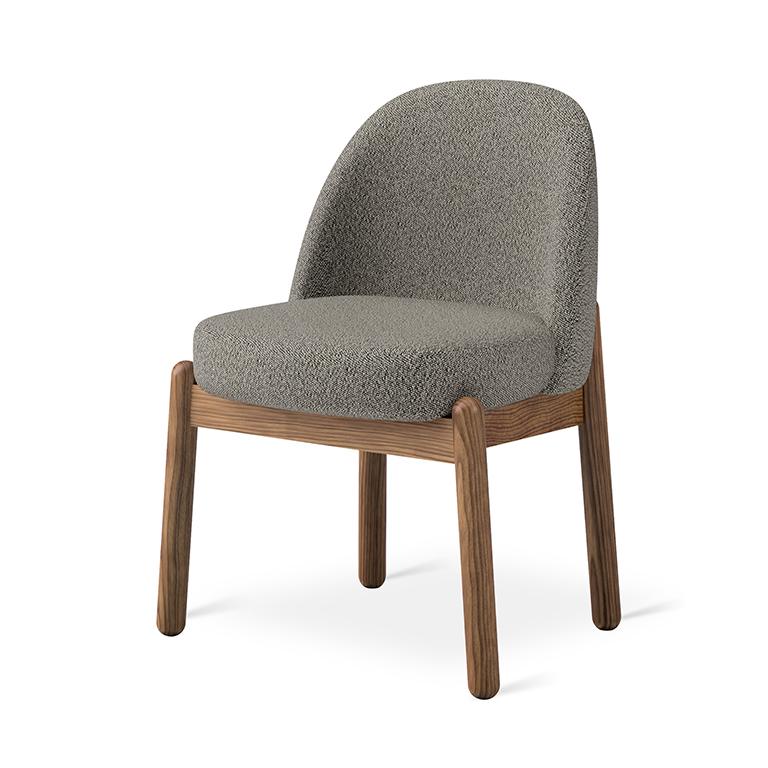 Malloy Dining Chair | Lundy Truffle | Walnut