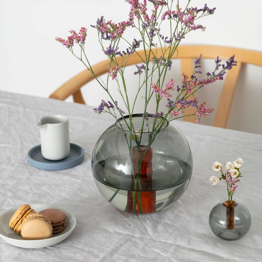 Medium Bubble Vase | blue/ Yellow - Image 2
