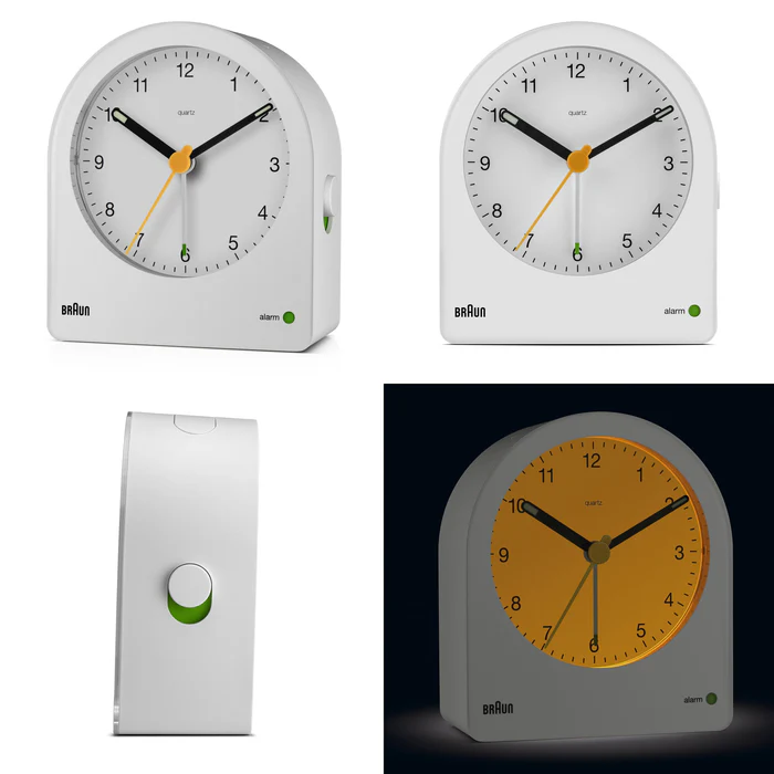 Braun Alarm Clock BC22 | White - Image 2