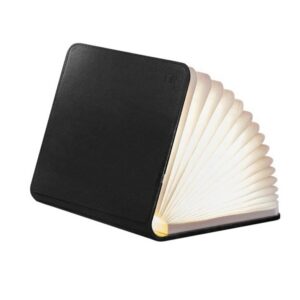 Mini Book Light | Black leather