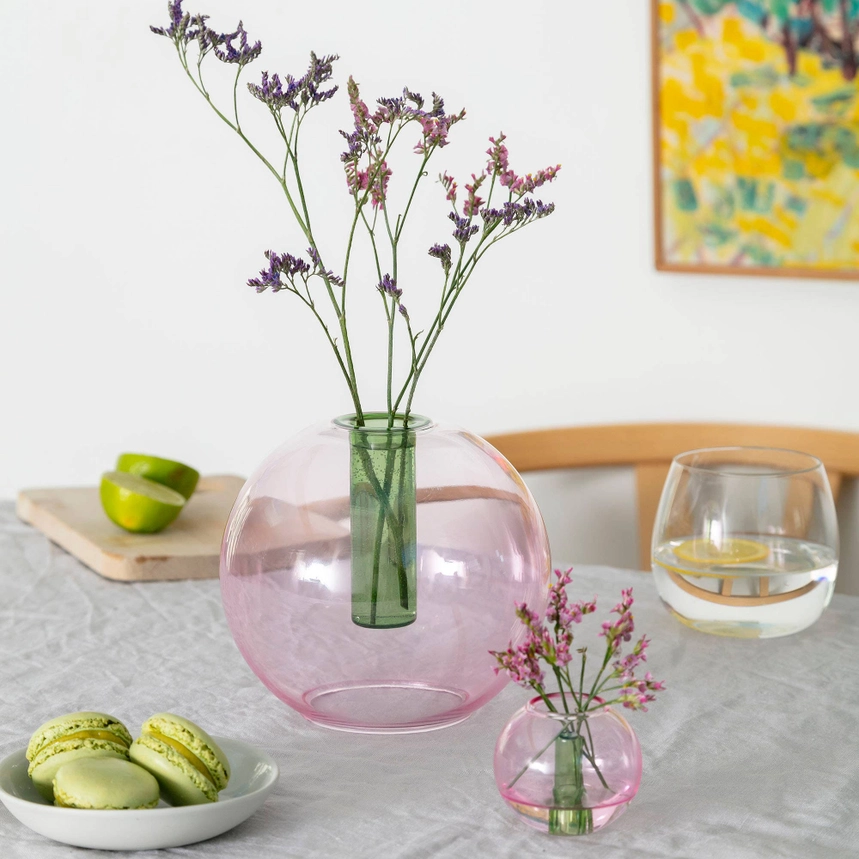 Medium Bubble Vase | blue/ Yellow - Image 5